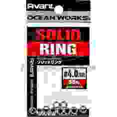 Заводные кольца VARIVAS 17OW Solid Ring, 4,0mm 55LB