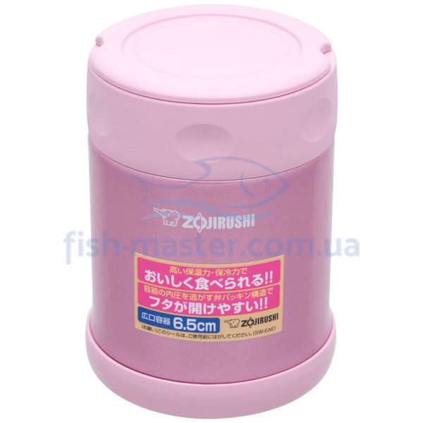 Пищевой термоконтейнер ZOJIRUSHI SW-EAE35PS 0.35 л ц:розовый металлик