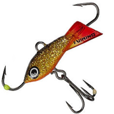 Балансир Viking Fishing Yeti Ice Jig 15mm 1.5g #10 Golden Dark