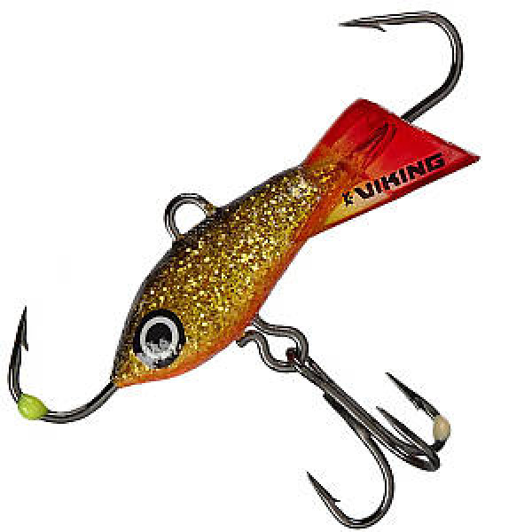 Балансир Viking Fishing Yeti Ice Jig 15mm 1.5g #10 Golden Dark