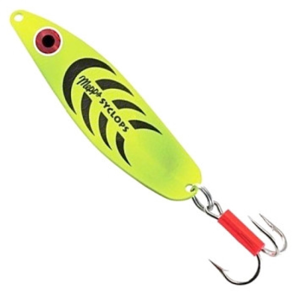 Бляшня Mepps Syclops Fluo №0 chartreuse 8g