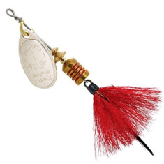 Блешня Mepps Aglia Mouche №1 срібло red 3.6g