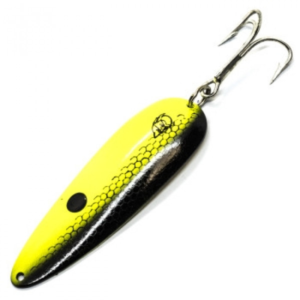 Блесна Dardevle 93mm 28g #Scale Chartreuse/Blk Stripe