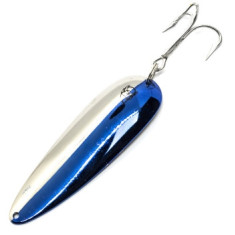 Блешня Dardevle 93mm 28g №25 #Half Nickel/Half Blue