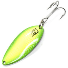 Блесна Dardevle Devle Dog King 65mm 21g #Scale Chrt w/Flo Grn Sides