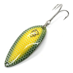 Блешня Dardevle Devle Dog Rokt 53mm 18g #Scale Yel/Lt Green Sides