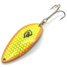 Dardevle Devle Dog Rokt 53mm 18g #Scale Chrt w/Flo Org Sides