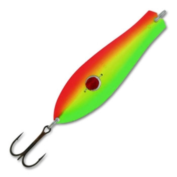 Блесна Kuusamo Professor 2 90mm 26g#GR/FYe/FR-S,UV Блесна Kuusamo Professor 2 90mm 26g#GR/FYe/FR-S,UV