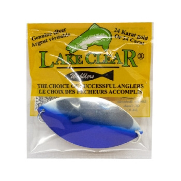 Блесна Lake Clear Wobblers 9.45gr #1 #S/BLU