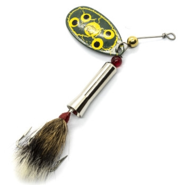 Блесна Dardevle Notangle Spinner 14g #Crackle Frog