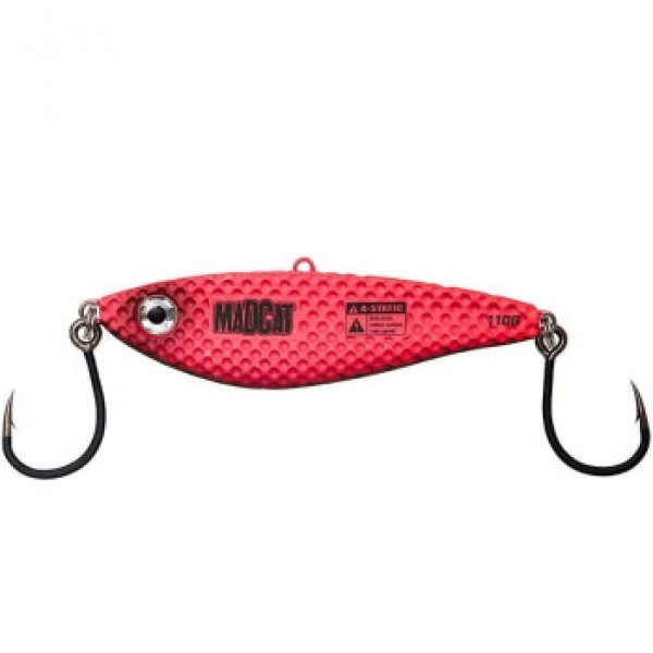 Блесна-вертикальная Dam Madcat A-Static Vibratix 110g 120mm #fluo pink uv