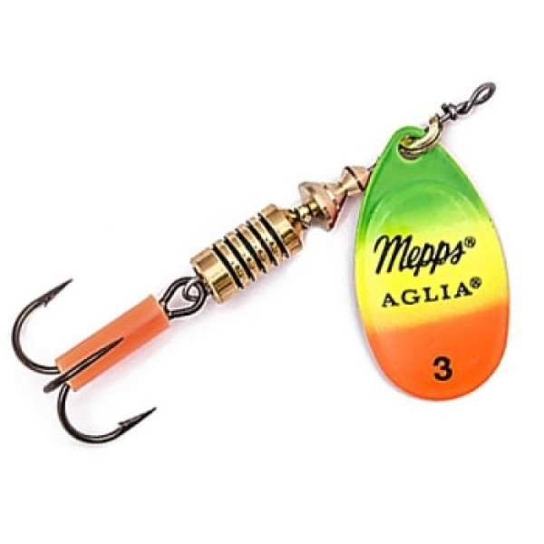 Spinner Mepps Aglia Fluo No. 2 tiger 4.5g