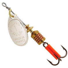 Блесна вращающаяся Mepps Aglia №1 серебро argent 3.5g