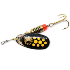 Блесна вращающаяся Mepps Comet Black Fury №3 noir jaune 6.5g