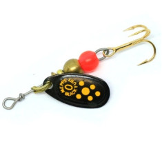 Блесна вращающаяся Mepps Comet Black Fury №0 noir jaune 2g