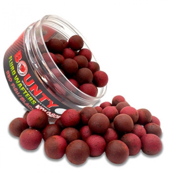 Бойлы Bounty Wafters Fluro Kolobok Red Fish/Blackberry 8mm 65pc