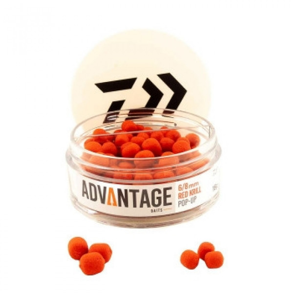 Бойли Daiwa Advantage Pop Up 6/8mm Red krill