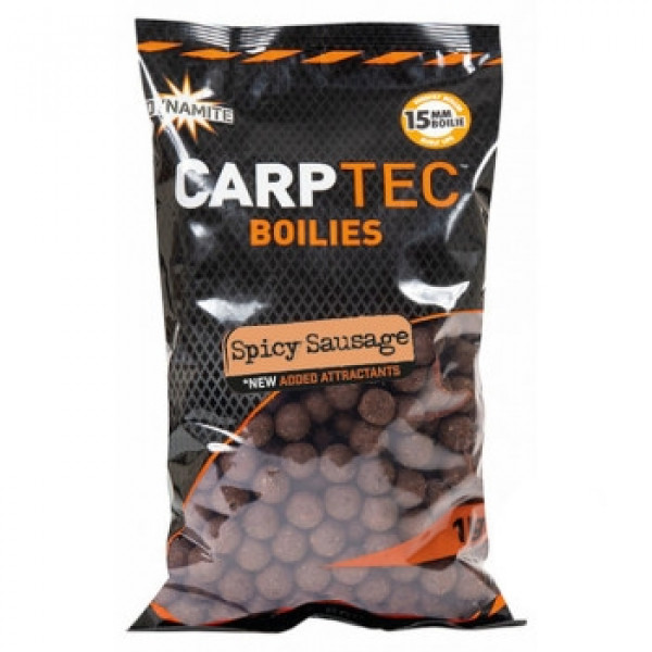 Бойли Dynamite Baits Carp Tec Spicy Sausage 15мм 1kg