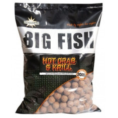 Бойли Dynamite Baits Hot Crab & Krill 20mm Boilie 1kg