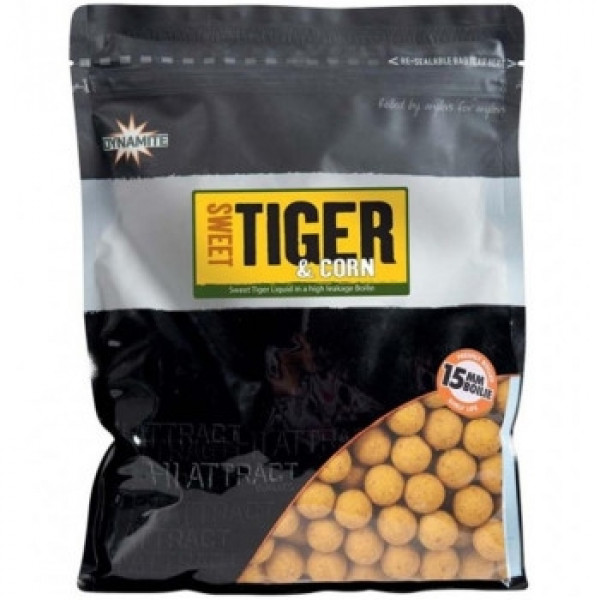 Бойли Dynamite Baits Sweet Tiger & Corn 15мм 1kg