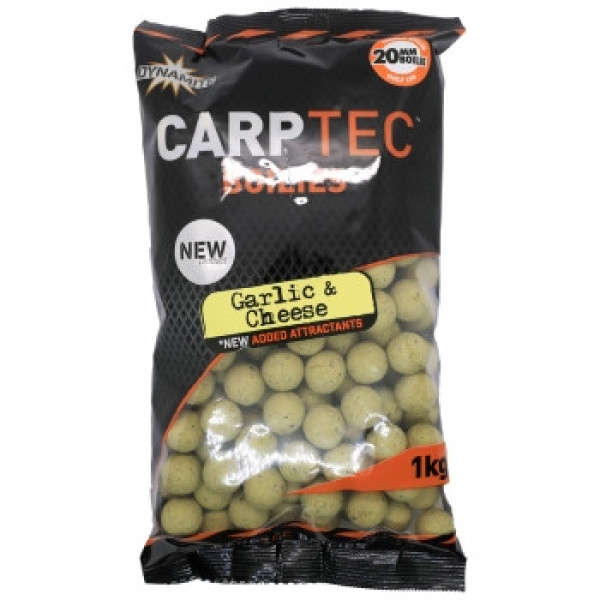 Бойлы Dynamite Carp-Tec Garlic & Cheese 20mm 1kg