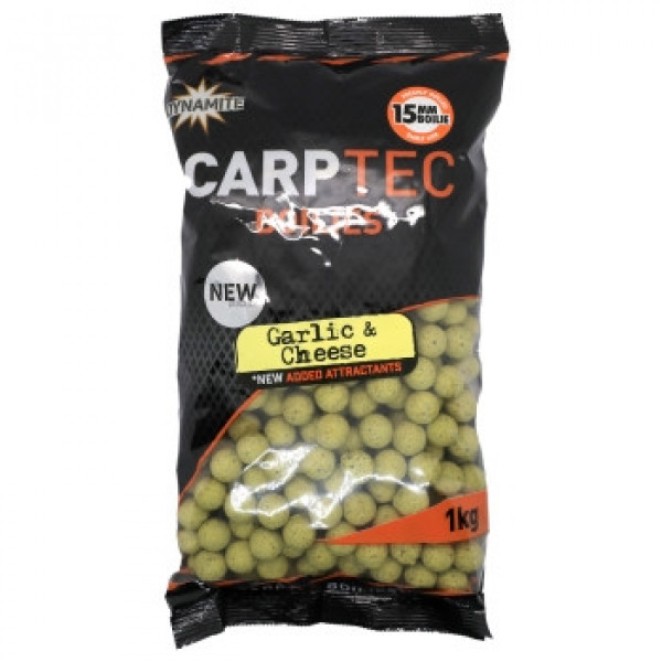 Бойлы Dynamite Carp-Tec Garlic & Cheese 15mm 1kg