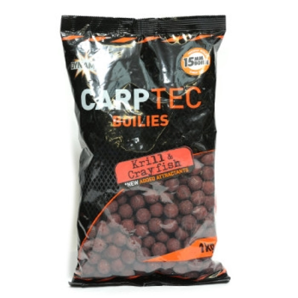 Бойлы Dynamite Baits Carp-Tec Krill & Crayfish 15mm 1kg