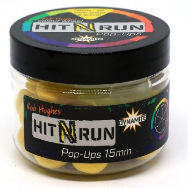 Бойлы Dynamite Pop-Up Hit N` Run Yellow 15mm