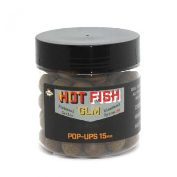 Бойли Dynamite Pop-Up Hot Fish & GLM Food Bait 15mm