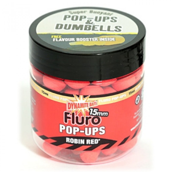 Бойлы Dynamite Pop-Up Fluro Robin Red 15mm