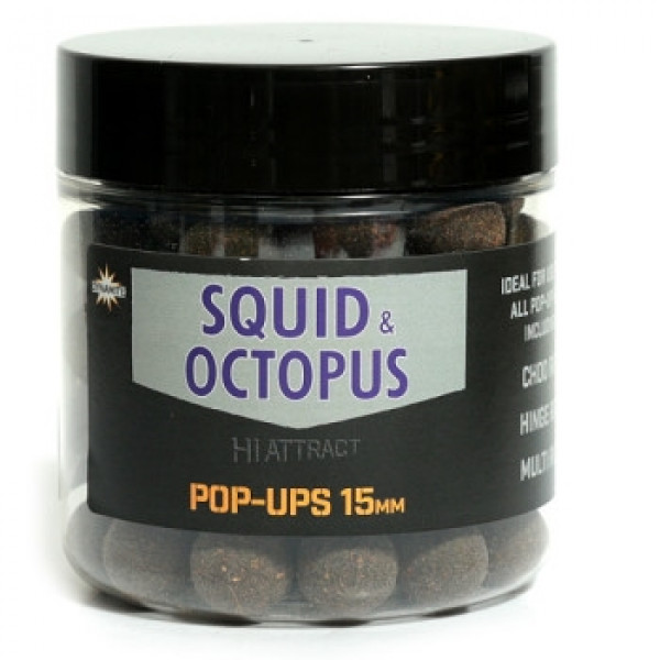 Бойлы Dynamite Pop-Up Squid & Octopus Hi-Attract 15mm