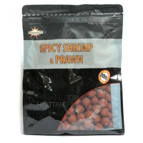 Бойлы Dynamite Spicy Shrimp & Prawn 20mm 1kg