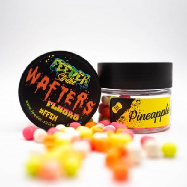 Бойлы Feeder Strike Wafters Fluoro 5x6mm Pineapple