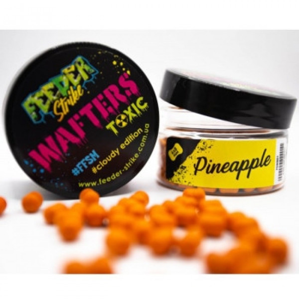 Бойлы Feeder Strike Wafters Toxic 6x8mm Pineapple