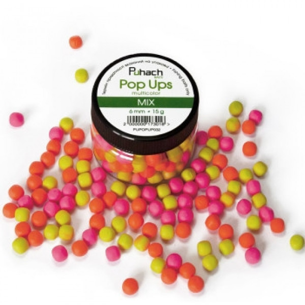 Бойлы Puhach Baits Pop Ups 6mm Multicolor MIX