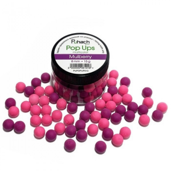 Бойлы Puhach Baits Pop Ups 8mm Multicolor Mulberry