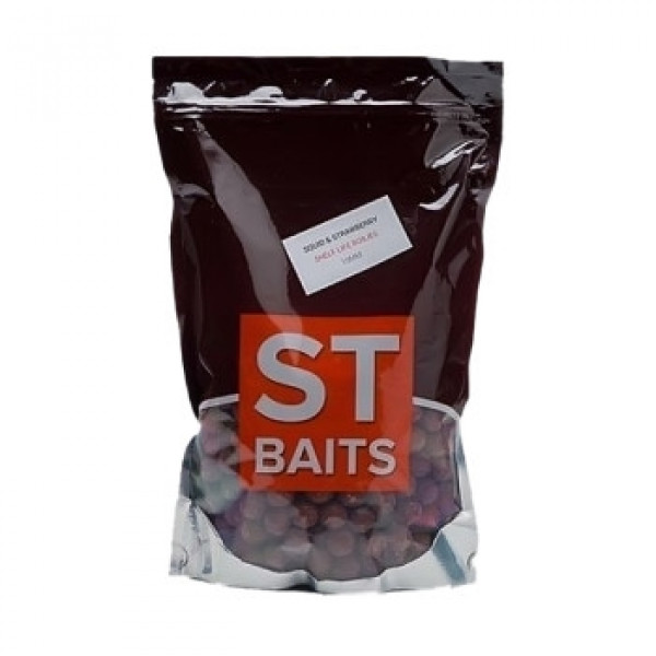 Бойли ST Baits Boilies Squid Octopus/Strawberry 15mm 1kg