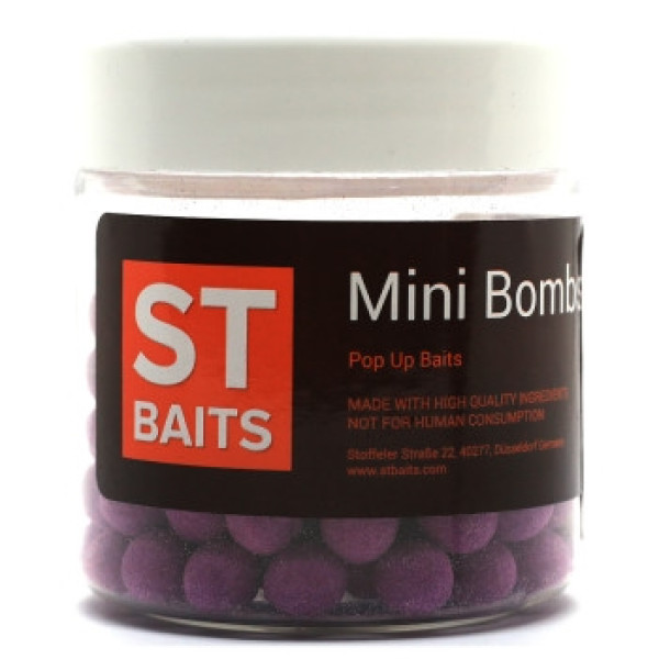 Бойлы ST Baits Squid & Strawberry Purple Pop Ups 10mm