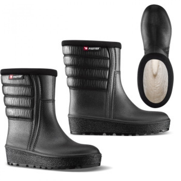 Чоботи Polyver Winter LOW  made in Sweden Black 46/47