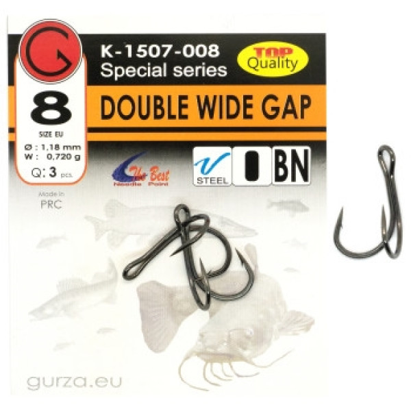 Двійник Gurza Double Wide Gap Shank #8 BN 3pc