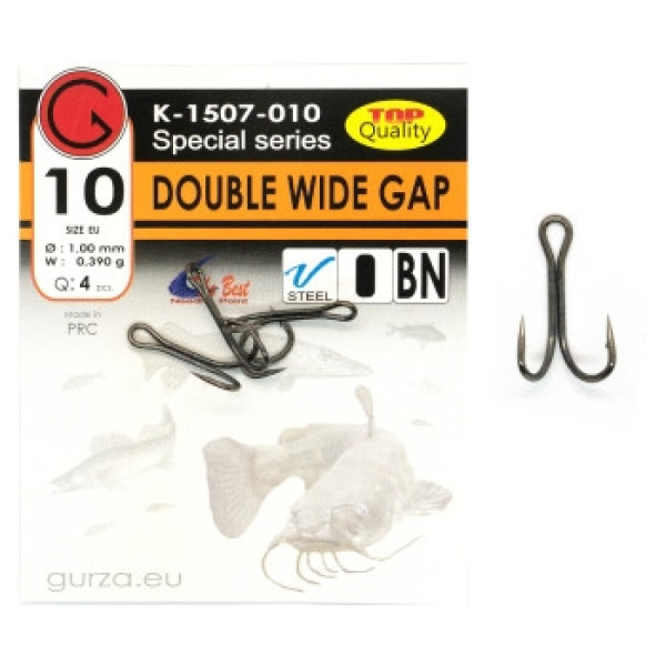 Двійник Gurza Double Wide Gap Shank #10 BN 4pc