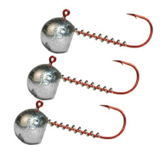 Джиг-головка Red #3/0 30g 3pc