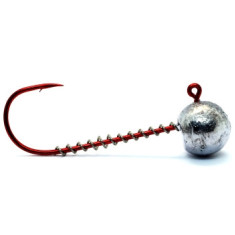 Джиг-головка Red #5/0 15g 3pc