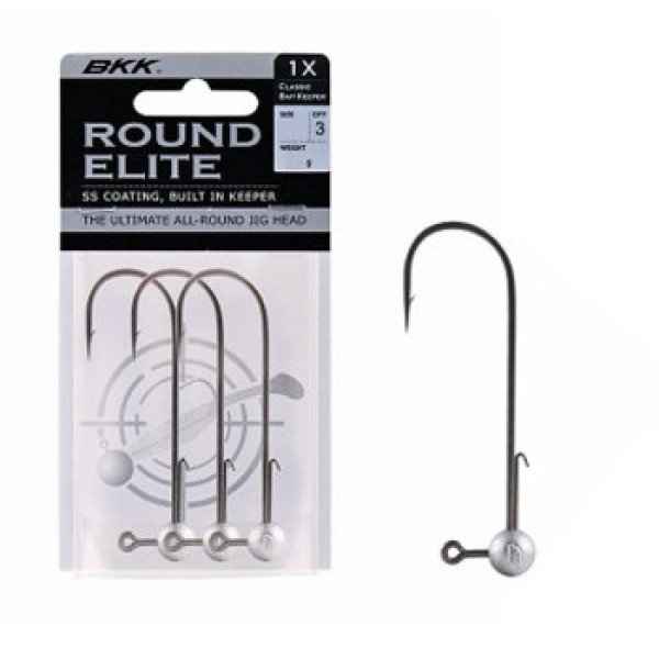 Джигголовка BKK Round Elite-Classic Bait Keeper 25g #6/0 3pcs Джигголовка BKK Round Elite-Classic Bait Keeper 25g #6/0 3pcs
