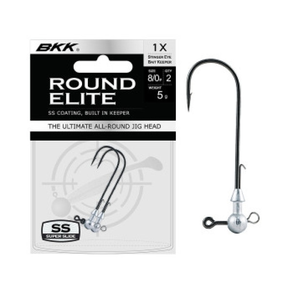 Джигголовка BKK Round Elite-Stinger Eye Bait Keeper 5g #8/0 2pcs Джигголовка BKK Round Elite-Stinger Eye Bait Keeper 5g #8/0 2pcs