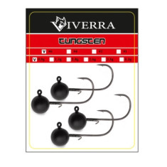 Джигголовка вольфрам Viverra 0,9g #6 Black