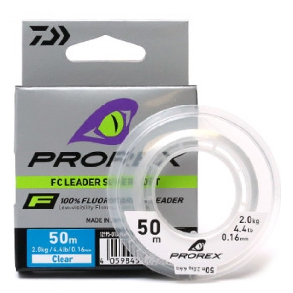 Флюрокарбон Daiwa Prorex FC Leader Super Soft 0.16mm 2kg 50m