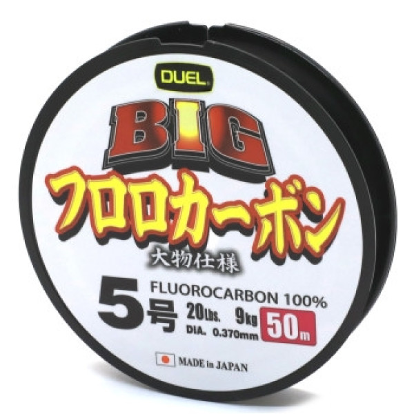 Флюорокарбон Duel Big Fluorocarbon 100% 50m 0.370mm 9kg #5