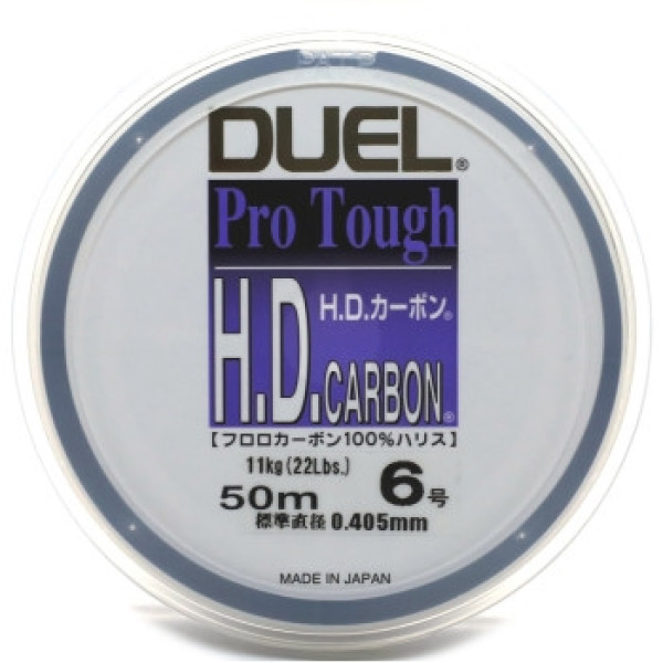 Флюрокарбон Duel H.D.Carbon 50m 0.405mm 11kg #6