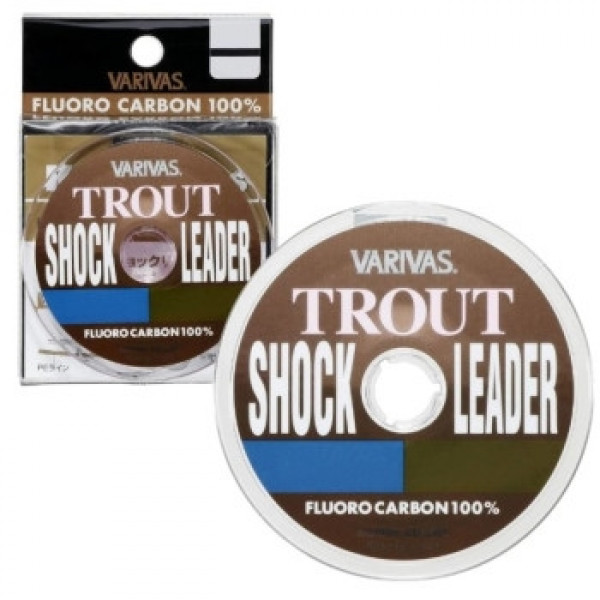 Флюорокарбон Varivas Trout Shock Leader Fluoro, 30m, 0.260mm #2.5 10lbs NEW